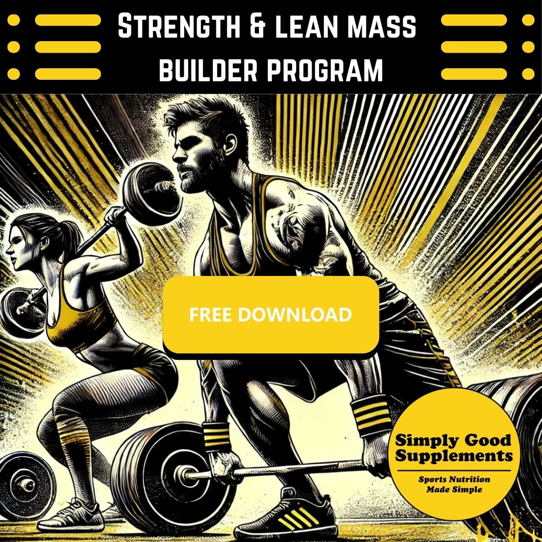 Free Muscle Building Program Simply Good Supplements