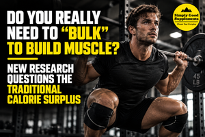 Experienced male lifter resistance training while examining whether a calorie surplus and extra carbohydrates are needed to build muscle.