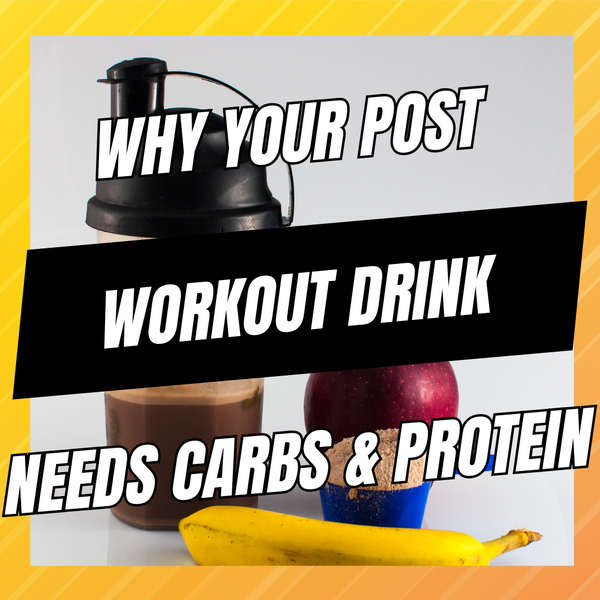 why your post workout drink should have carbs and protein
