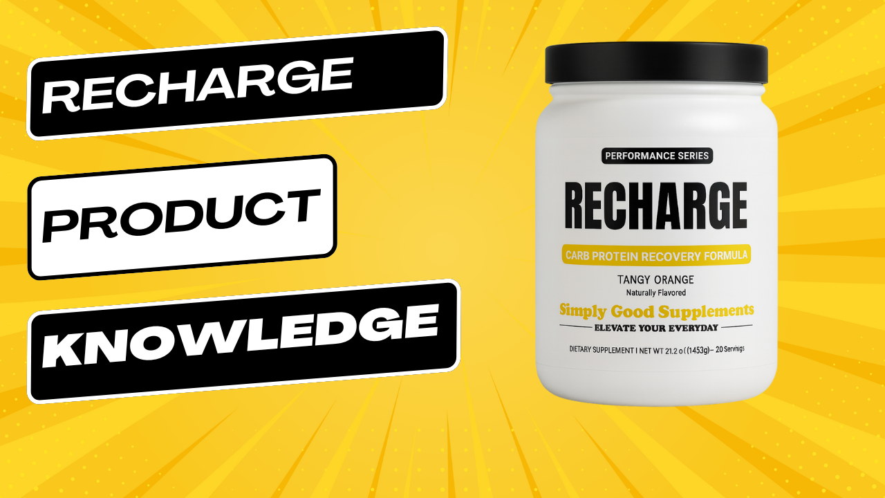 Simply Good Supplements Recharge Education