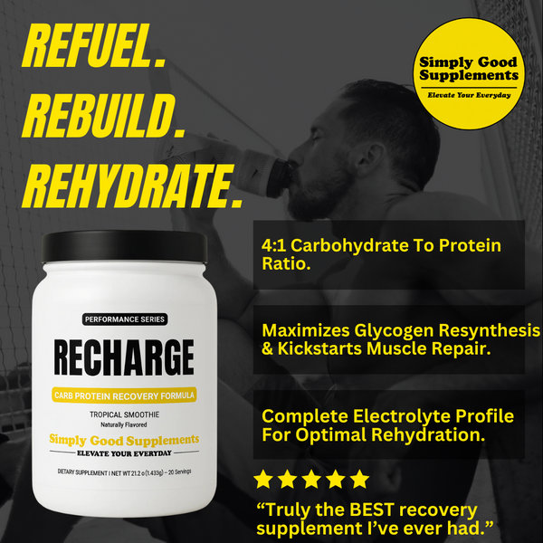 protein and carbohydrate recovery supplement