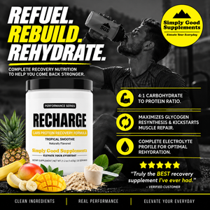 protein and carbohydrate recovery supplement
