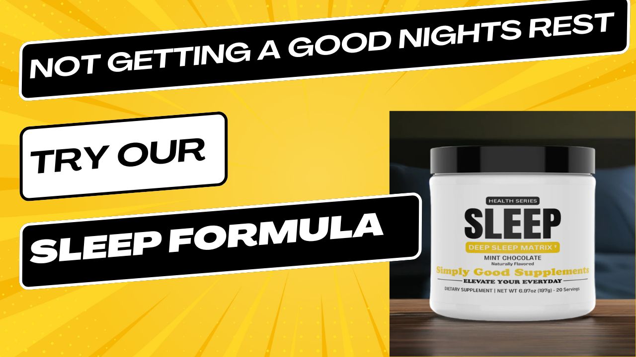 simply good supplements sleep video