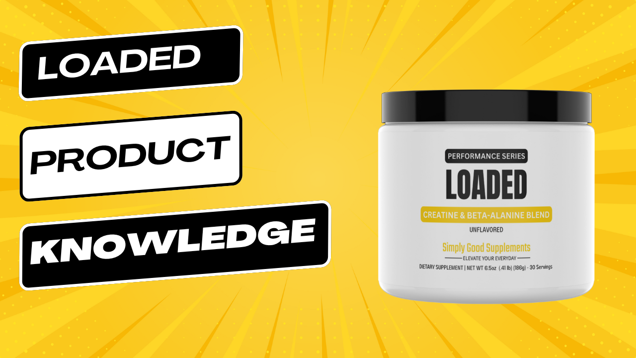 loaded creatine and beta alanine supplement