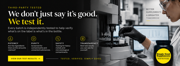 are simply good supplements third party tested